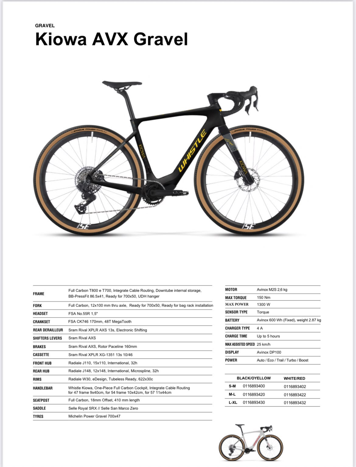 Whistle KIOWA AVX GRAVEL-ENDURANCE